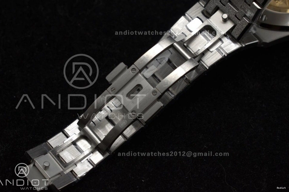 Unique Dial APSF 1:1 1031 Clone Oak SA3120 37mm Grey Bracelet Super Best 15454 SS Royal Frosted on SS Edition Textured 0706